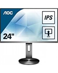 'AOC moniteurs i2490pxqu/BT – écran de 23.8 (Résolution 1920 x 1080 Pixels, Technologie WLED, Contraste 1000 : 1, 4 ms, USB 3.0), Couleur Noir