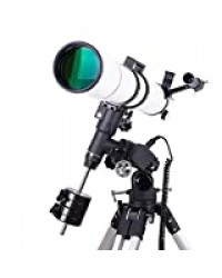Drohneks Focale 920 mm, Miroir de Recherche 6 * 30, Film Vert Multicouche, télescope télescope télescope télescopes de Voyage Portables réglables pour l'astronomie avec Monture équatoriale