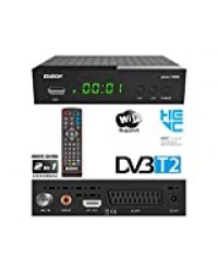 EDISION PICCO T265, Full High Definition DVB-T2, H.265 HEVC receiver, WiFi support, 2in1 IR remote control.
