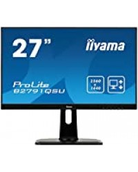 iiyama ProLite B2791QSU-B1 Écran LED 27" TN 2 ms WQHD VGA/DP/HDMI Hub USB Pied réglable en hauteur Multimédia Châssis Slim Noir