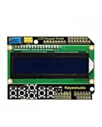 KEYESTUDIO LCD 1602 Board rétroéclairage Bleu Clavier keypad Shield de caractères d'entrée Sortie d'extension Board Display Module pour Arduino