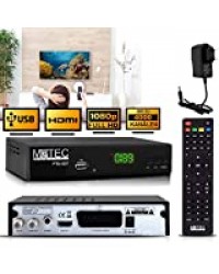 M@tec Digital FTA 007 Récepteur satellite numérique HD TV TV satellite (HDTV, S/S2, HDMI, SCART, USB 2.0, Full HD 1080p) - Récepteur satellite préprogrammé pour Astra