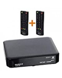 TNTSAT Satellite Récepteur TNT Décodeur - Humax TN8000HD + Carte TNTSAT + 2 Télécommandé / USB / HDMI / Dolby / Full HD / 1080P