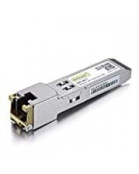 10Gtek® pour HP X120 1G SFP RJ45 JD089B/JD495A/JD089A/JC009A, 1000Base-T Cuivre SFP Transceiver Module, Connecteur RJ45, 100-Mètres