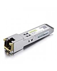 10Gtek® pour HP X121 1G SFP RJ45 J8177C, 1000Base-T Cuivre SFP Transceiver Module, Connecteur RJ45, 100-Mètres