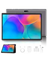 4G LTE Tablette Tactile 10.1 Pouces Android 9.0 Certifié par Google GMS, Tablette Full HD 1.3GHz CPU 3Go RAM 32Go ROM Support TF Extension (128 Go) et Double caméra WiFi/Bluetooth/GPS/OTG - Gris