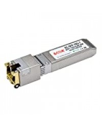 6COMGIGA Module d'émetteur-récepteur RJ45 10GBase-T SFP + en cuivre pour Cisco SFP-10G-T-S, Ubiquiti, D-Link, Supermicro, Netgear, Mikrotik (Cat6a / 7, 30 mètres)