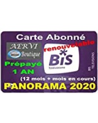 AERVI - Carte BIS TV Panorama 2020 (Prépayé 1 an Renouvelable)