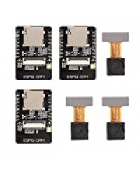 Aideepen Lot de 3 cartes de développement ESP32-CAM Wi-Fi + module Bluetooth, ESP32 série vers WiFi petit module de caméra ESP32 compatible avec le mode de travail STA/AP/STA + AP.