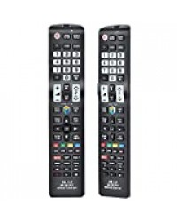 Alkia SM-1LC Télécommande de rechange universelle lumineuse pour téléviseur Samsung TV/Apprentiss/3D/LCD/LED/HDTV