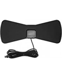 AmazonBasics Antenne TV d'intérieur ultra fine, Portée 40,2 km