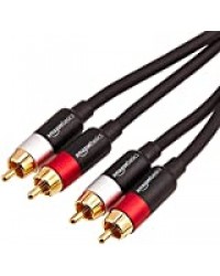 AmazonBasics Câble audio RCA 2 mâles vers 2 mâles - 2,5 m