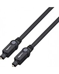 AmazonBasics Câble optique audio numérique TOSLINK 1 m