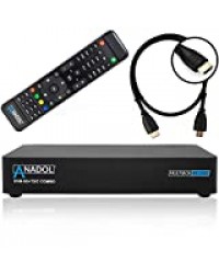 Anadol Multibox 4K UHD Récepteur satellite combiné E2 Linux Câble SAT DVB-T2 Récepteur avec tuner DVB-S2 et DVB-C/T2, HDTV, 2160p, H.265, PVR, HDR