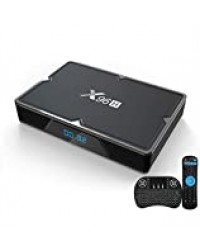 Android 9.0 TV Box 4GB RAM 64GB ROM, KMCBOX X96H Android Box Allwinner H603 Quad-Core 64bits Dual-WiFi 2.4G/5.0G,3D Ultra HD 4K H.265 USB 3.0 BT 4.1 Smart TV Box