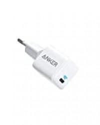 Anker Nano Chargeur Rapide iPhone 12 20 W, PIQ 3.0, Chargeur USB C Compact PowerPort III pour iPhone 12/12 Mini/12 Pro/12 Pro Max, Galaxy, Pixel 4/3, iPad Pro, AirPods Pro, etc.