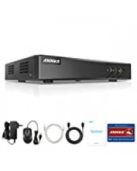 Annke 5MP 8CH DVR Système de Sécurité H.265 Pro+,5-en-1 TVI DVR Système de Surveillance détection de Mouvement Facile,sans HDD