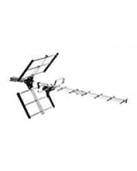 Antenne extérieure amplifiée de One For All - Réception TNT - Compatible HD - Installation aisée - SV9351