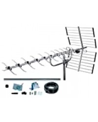 Antenne TV Exterieur TNT SLx 27985K4 Kit Antenne 64 Eléments avec Filtre 4G intégré