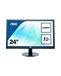 AOC E2460SH Ecran PC LED 24 "(61 cm) 1920 x 1080 1 ms VGA/DVI/HDMI