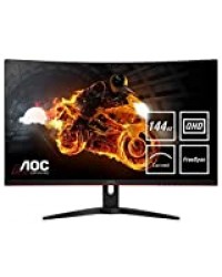 AOC Gaming CQ32G1 LED Display 80 cm (31.5") Wide Quad HD LCD Incurvé Mat Noir écrans Plats de PC (80 cm (31.5"), 2560 x 1440 Pixels, Wide Quad HD, LCD, 1 ms, Noir)