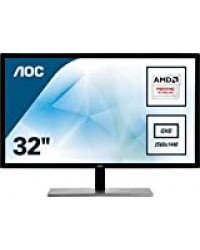 AOC Value-Line Q3279VWF écran Plat de PC 80 cm (31.5") Quad HD LED Noir - Écrans Plats de PC (80 cm (31.5"), 2560 x 1440 Pixels, Quad HD, LED, 5 ms, Noir)