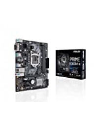 ASUS PRIME B360M-K - Carte mère Intel LGA-1151 au format mATX avec éclairage LED, mémoire DDR4 de 2 666 MHz, support M.2, ports SATA 6 Gb/s et USB 3.1 Gen 2