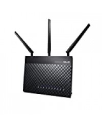 Asus RT-AC68U Routeur Wi-Fi Ai mesh / AC 1900 Mbps Double Bande avec Beamforming AiRadar, Sécurité AiProtection à Vie par TrendMicro