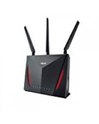 Asus RT-AC86U Routeur Gaming Wi-Fi Ai mesh / AC 2900 Mbps Double Bande MU-MIMO avec Sécurité AiProtection à vie par TrendMicro