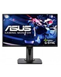 ASUS VG258QR - Ecran PC gaming eSport 24,5" FHD - Dalle TN - 16:9 - 165Hz - 0,5ms - 1920x1080 - 400cd/m² - Display Port, HDMI et DVI - Haut-parleurs - Nvidia G-Sync - AMD FreeSync