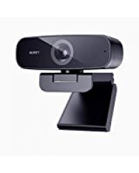 AUKEY Webcam 1080p Full HD avec Microphones de Réduction de Bruit Stéréo Caméra Web Caméra d'ordinateur USB pour PC Portable Appel Vidéo de Bureau, Conférence