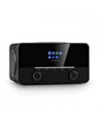 AUNA Connect 150 Se - Radio Internet Smart 2.1, FM Dab/Dab + / PLL, Lecteur multimédia, Spotify Connect, Bluetooth, écran HCC: écran Couleur TFT 2,8", contrôle par l'application UNDOK - Noir