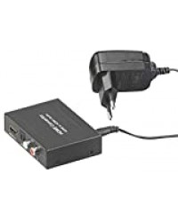 auvisio Convertisseur Audio HDMI vers TOSLINK (5.1) et Cinch stéréo (2.0)