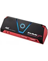 AverMedia Live Gamer Portable 2 Plus - 4K Pass Through, Enregistrez et Streamez vos gameplays en 1080p60, pour PS4 Pro, Xbox One X, Plug&Play, Faible latence avec et sans pc sur carte MicroSD