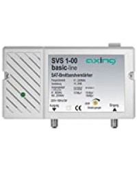 Axing SVS 1-00 amplificateur multibande de signal satellite et TNT (25 dB, 47-2200 MHz) avec alimentation