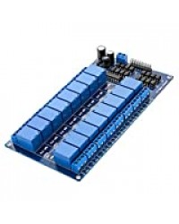 AZDelivery 16 Canaux module relay 12V avec optocoupleur Low-Level-Trigger compatible avec Arduino incluant un Ebook!