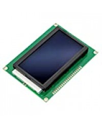 AZDelivery HD44780 12864 LCD module afficheur bleu 128 x 64 pixels, caractères de couleur blanche, display compatible avec Arduino incluant un EBook!