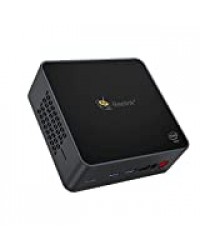 Beelink GK55 Mini PC avec Windows 10, Intel Gemini Lake Refresh J4125, DDR 8 Go / 128 Go M.2 SATA SSD 2280, Double écran, WiFi 2,4 + 5,8 GHz, 4K, Gigabit Ethernet, Double HDMI, BT 4.0