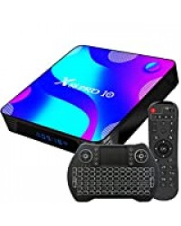 Box Android TV 4k, Android 10.0 3D [4GB 64GB] RK3318 Mini Clavier Gratuit