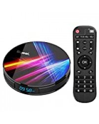 Bqeel Android 10.0 【4G+32G】 TV Box Bluetooth 4.0 R1 Pro RK3318 Quad-Core 64bit Cortex-A53 USB 3.0 Box Android TV LAN100M Wi-FI 2.4G/5G Box TV 4K Android TV