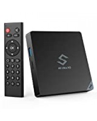 Bqeel Android 8.1 TV Box 【4GB+64GB】 Bluetooth 4.0 TV Box Y5 Amlogic S905X2 Quad-Core 64bit Wi-FI 2.4G/5.8G LAN1000M 802.11 a/b/g/n/AC Gigabit 4K Android Smart TV Box