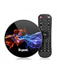 Bqeel Android 9.0 【4G+128G】 TV Box Bluetooth 4.0 R1 Max RK3318 Quad-Core 64bit Cortex-A53 USB 3.0 Box Android TV LAN100M Wi-FI 2.4G/5G Box TV 4K Android TV