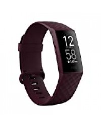 Bracelet d'Activité Fitbit Charge 4 pour La Santé et Le Sport avec Gps, Suivi de leNatation et Jusqu'à 7 Jours d'autonomie de Batterie
