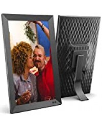 Cadre Photo numérique NIX 15,6 Pouces - Support Format Portrait ou Paysage, résolution HD - Mélangez Vos Photos et vidéos dans Un même diaporama