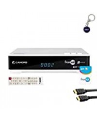 Cahors Récepteur TV Satellite HD + Carte Viaccess FRANSAT PC6 + Câble HDMI 2M