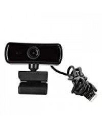 Caméra Web USB, Webcams Universelles à Rotation de 360 ​​Degrés pour Ordinateur, Caméra Web Microphone Universelle Intégrée 2560 x 1440 30FPS CMOS pour Enseignement en Réseau, Vidéoconférence(Noir)