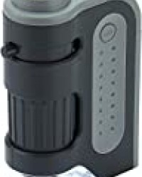 Carson MicroBrite Plus microscope de poche avec fonction éclairage par LED, 60-120x (MM-300)
