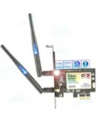 Carte Réseau WiFi 6 AX200 PCIe Carte WiFi | Max 3000Mbps avec Bluetooth 5.0 | Adaptateur sans Fil Bi-Bande 802.11AX avec MU-MIMO,OFDMA,Ultra-Low Latency | Soutien Windows 10, 64bit