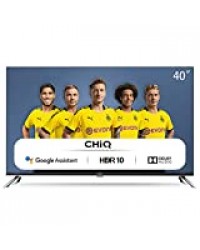 CHiQ L40H7A, 40 Pouces(100cm), Android 9.0, Smart TV, FHD, WiFi, Bluetooth,Google Assistant, Netflix, Prime Video,HDMI, USB