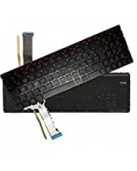 Clavier Asus G551 GL752VW G552VX FZ50JX GL742VW G741JK G771JM ZX50J ZX50JX ZX50VW ZX50VX ZX70V ZX70VW avec rétro-éclairage.